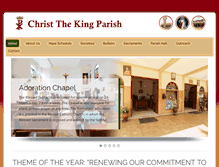 Tablet Screenshot of christthekingaccra.org